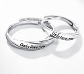 Sterling Silver Matching Rings for Couples - Glöd of Sweden