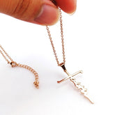 Cross of Faith Necklace - Glöd of Sweden