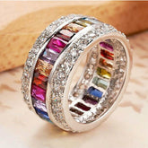 Trendy Colorful Diamond Rings for Women - Glöd of Sweden