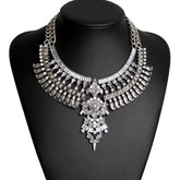 Elegant Alloy Crystal Necklace for Women - Glöd of Sweden