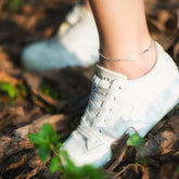 Double Layer Women’s Sterling Silver Anklet - Glöd of Sweden