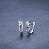 Single Row Hollow Zircon Earrings - Glöd of Sweden