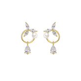 Trendy Pearl Flower Earrings for Women - Glöd of Sweden