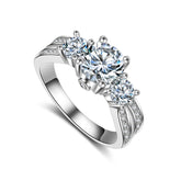 Luxury Platinum Vintage Diamond Ring for Women - Glöd of Sweden