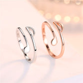 Luxury Adjustable Music Rings - Glöd of Sweden