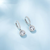 Electroplated Round Sterling Silver Earrings - Glöd of Sweden