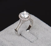 Zircon Gold Plated Six Claw Diamond - Glöd of Sweden