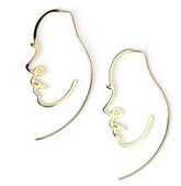 Face Contour Earrings - Glöd of Sweden