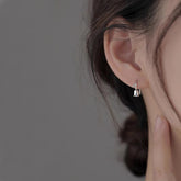 Stylish S925 Silver Tulip Earrings - Glöd of Sweden