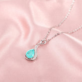 Stylish High-Quality Blue Copper Necklace - Glöd of Sweden