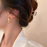 Stylish C-shaped Earrings - Glöd of Sweden