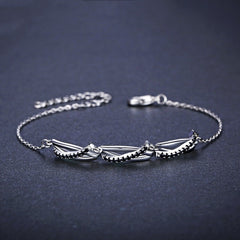 Wave Zircon Bracelet - Glöd of Sweden