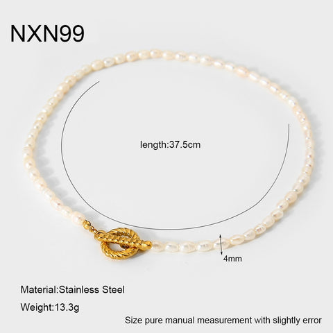 Size Details and Feature of Freshwater Pearl Necklace - Glöd of Sweden