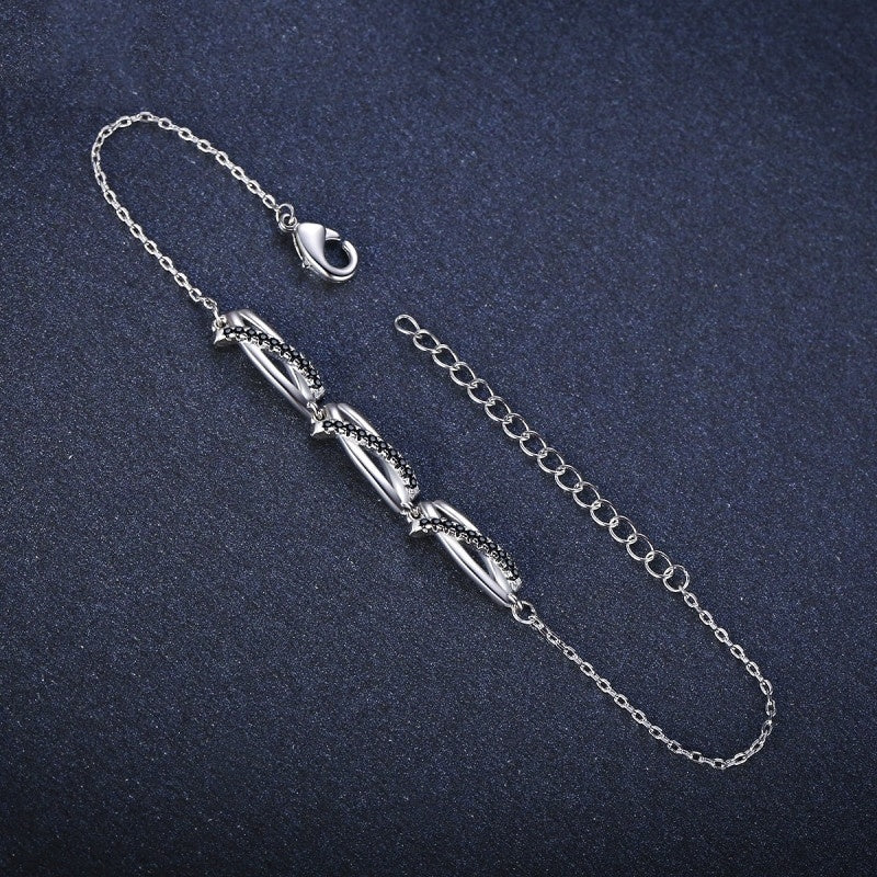 Wave Zircon Bracelet - Glöd of Sweden