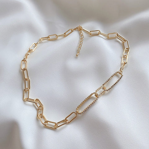 Discover Premium & Adjustable Zircon Chain Necklace at Glöd of Sweden