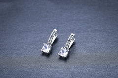 Square Zircon Earrings - Glöd of Sweden