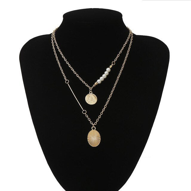 Pearl Pendant Choker Necklace for Women - Glöd of Sweden