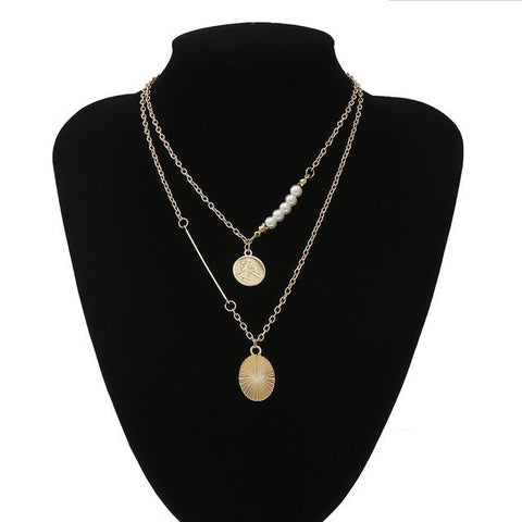 Pearl Pendant Choker Necklace for Women - Glöd of Sweden