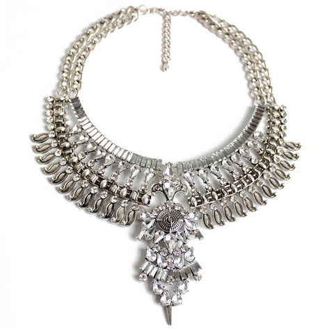Alloy Crystal Necklace for Women - Glöd of Sweden