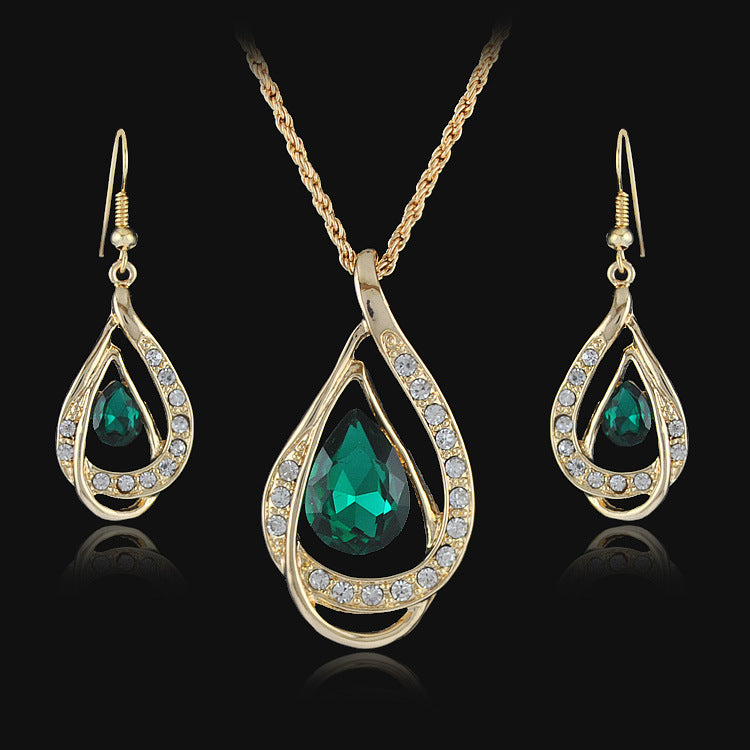 Women’s Stylish Necklace and Earring Set - Glöd of Sweden