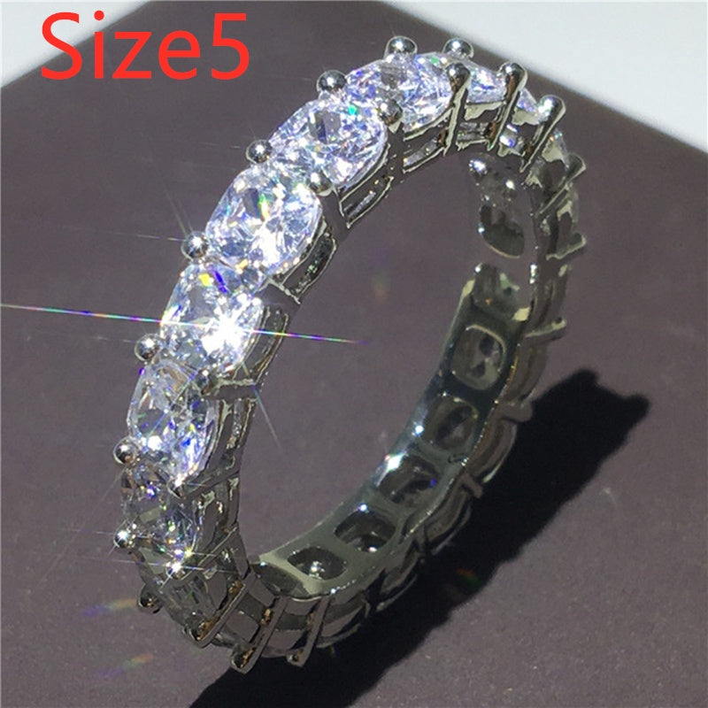 Handmade Eternity Promise Ring for Her - Glöd of Sweden