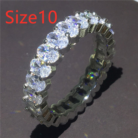 Handmade Eternity Promise Ring for Her - Glöd of Sweden