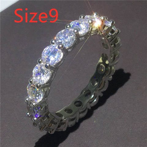 Handmade Eternity Promise Ring for Her - Glöd of Sweden