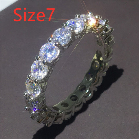 Handmade Eternity Promise Ring for Her - Glöd of Sweden