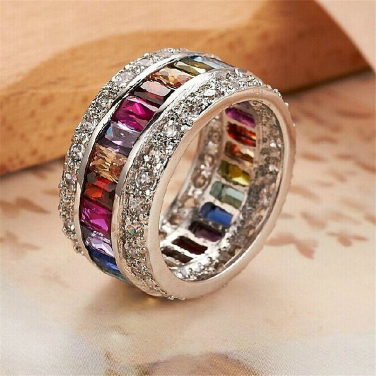 Trendy Colorful Diamond Rings for Women - Glöd of Sweden