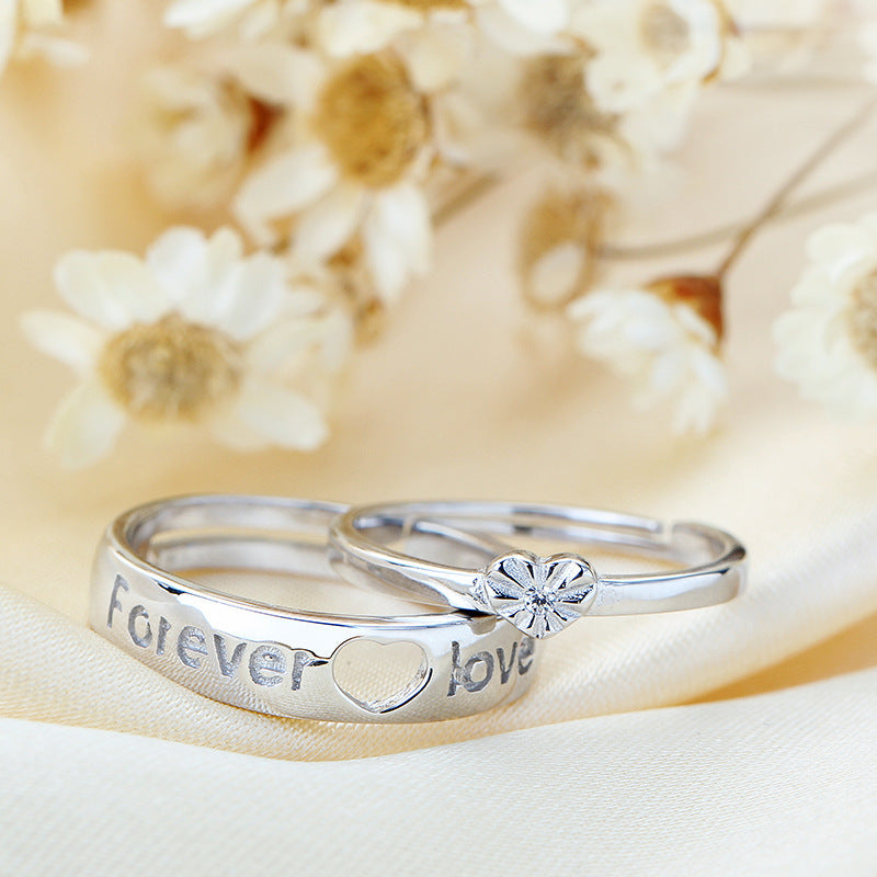 Matching S925 Sterling Silver Couple Rings