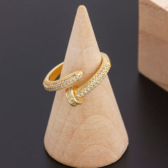 Two Golden Nail Rings - Glöd of Sweden