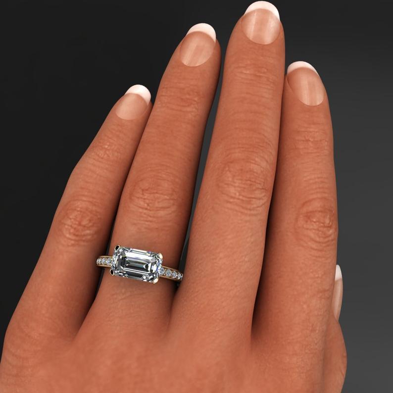 Wedding & Engagement Style Gold Diamond Ring - Glöd of Sweden