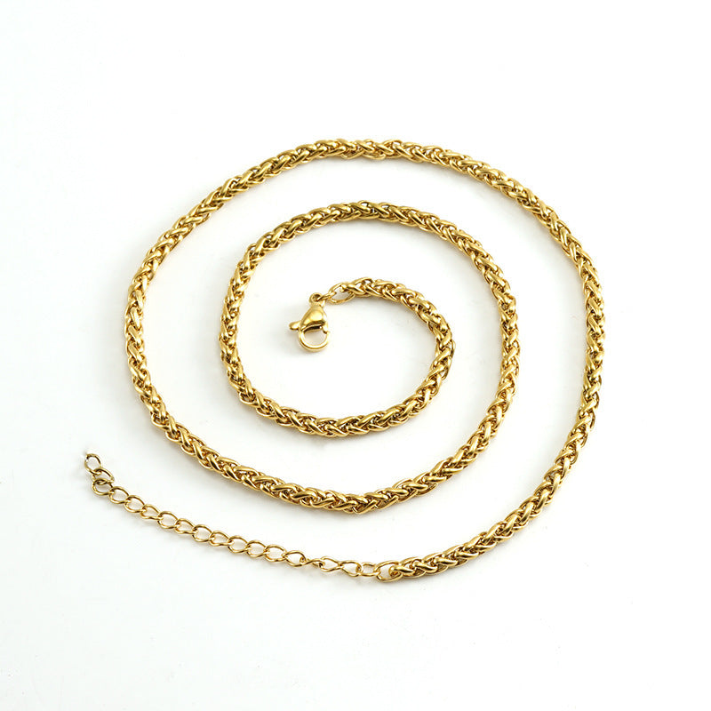 Gold Plated Keel Chain Necklace - Glöd of Sweden
