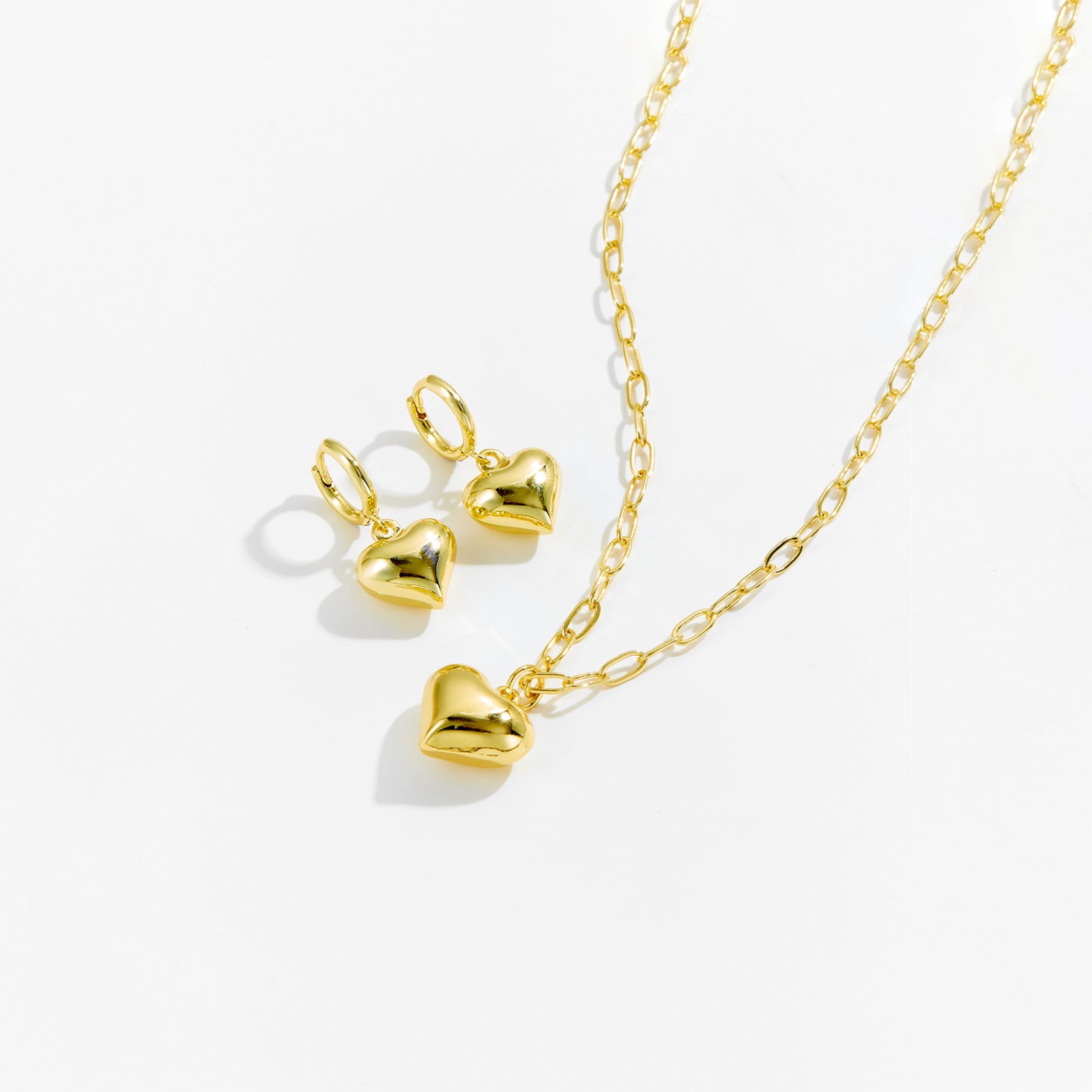 Love Necklace & Earrings For Women - Glöd of Sweden