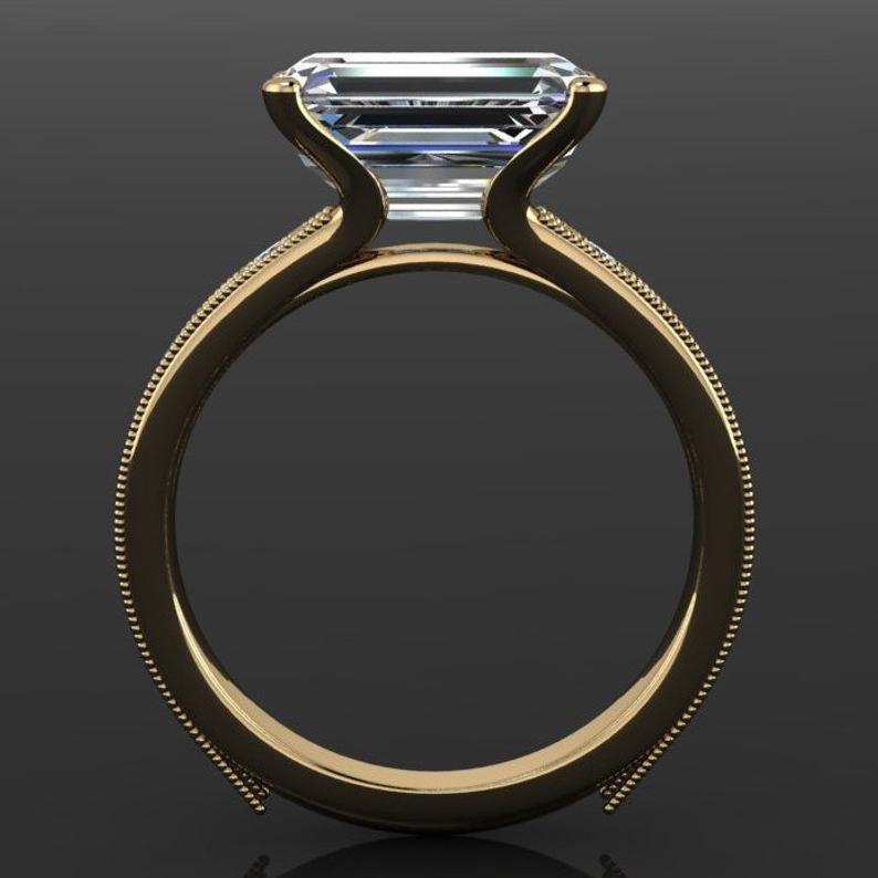 Wedding & Engagement Style Gold Diamond Ring - Glöd of Sweden
