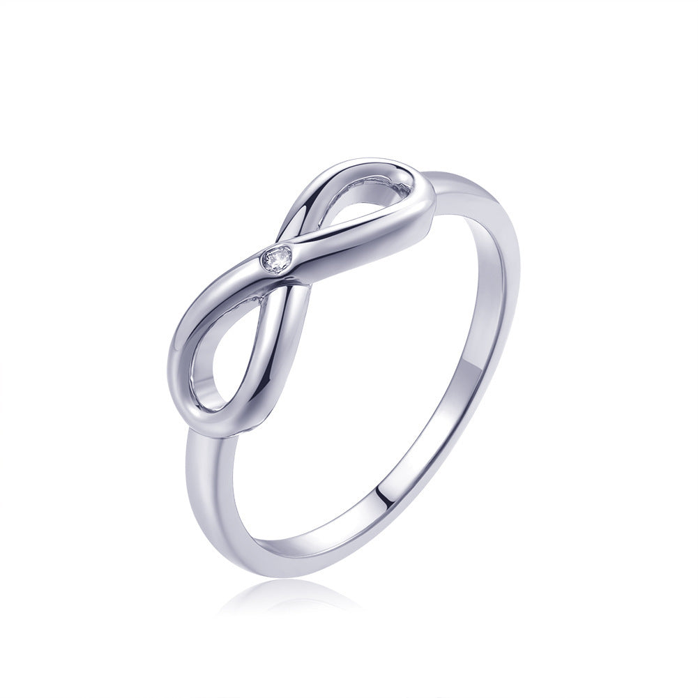 European & American Style Zircon Infinity Ring Fior Women - Glöd of Sweden