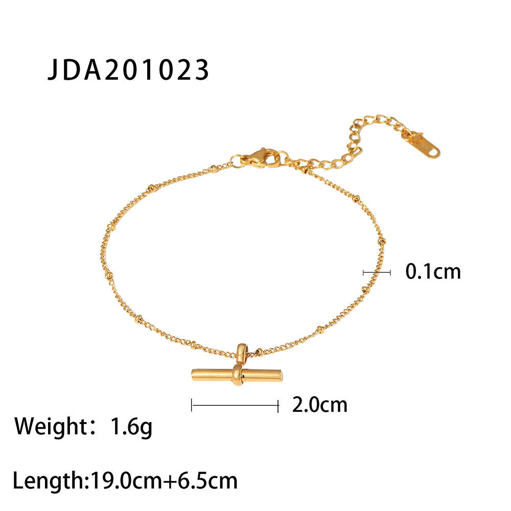 Size Details of Stainless Steel Anklet for Women - Glöd of Sweden