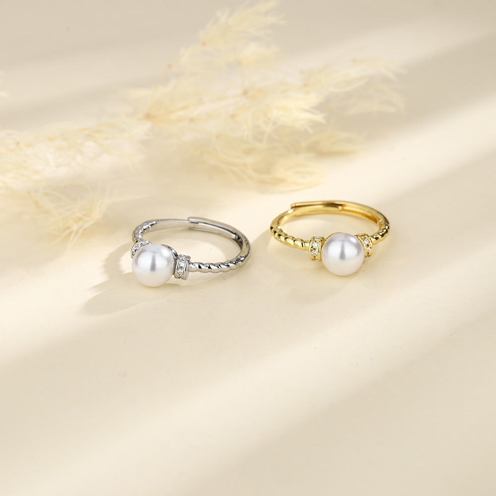 Stylish  Antique Pearl Ring for Women - Glöd of Sweden