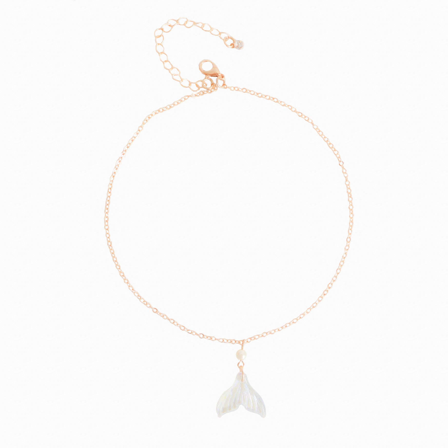 Fairy Style Women’s Mermaid Tail Pearl Necklace - Glöd of Sweden