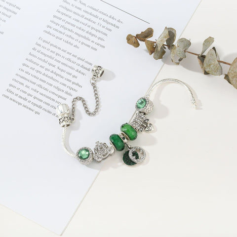 Beaded Bracelet Women's Clover Pendant Charm