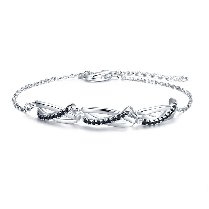 Wave Zircon Bracelet - Glöd of Sweden