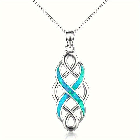 Symbolic & Stylish Celtic Knot Necklace by Glöd of Sweden