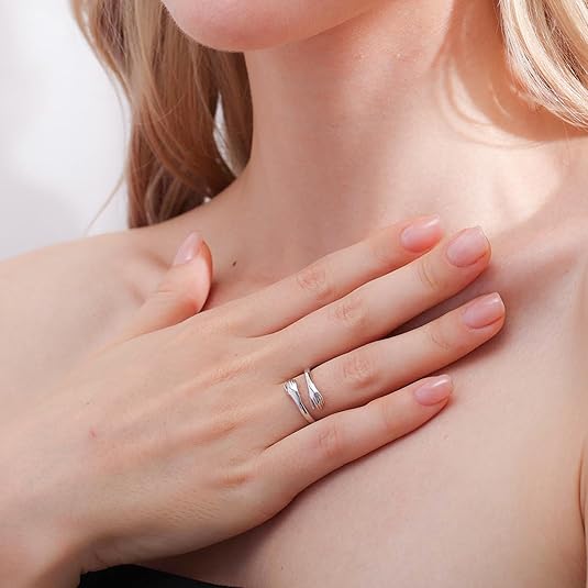 The Silver Hug Ring
