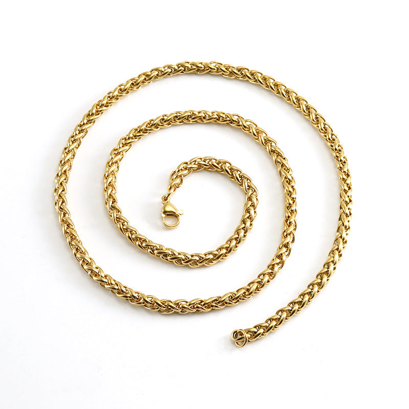 Adjustable 18K Gold Keel Chain Necklace - Glöd of Sweden