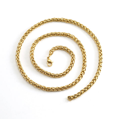 Adjustable 18K Gold Keel Chain Necklace - Glöd of Sweden