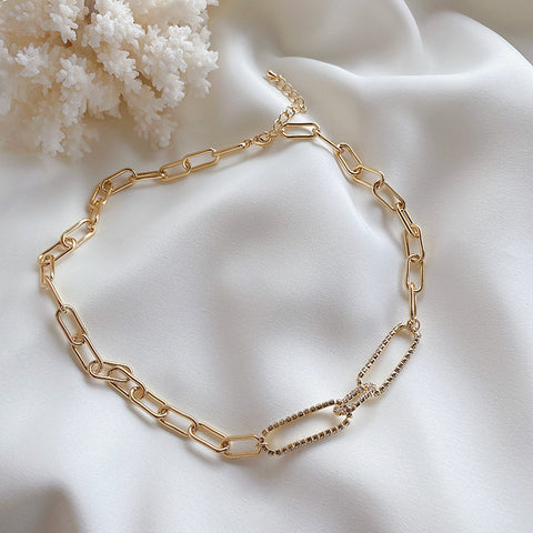 Upgrade Your Style with This Cold Wind Zircon Chain Necklace - Glöd of Sweden