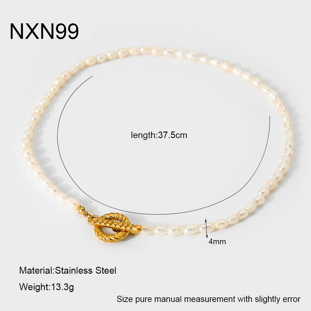 Size Details and Feature of Freshwater Pearl Necklace - Glöd of Sweden