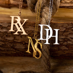 Custom Two Initial Necklace - Glöd of Sweden