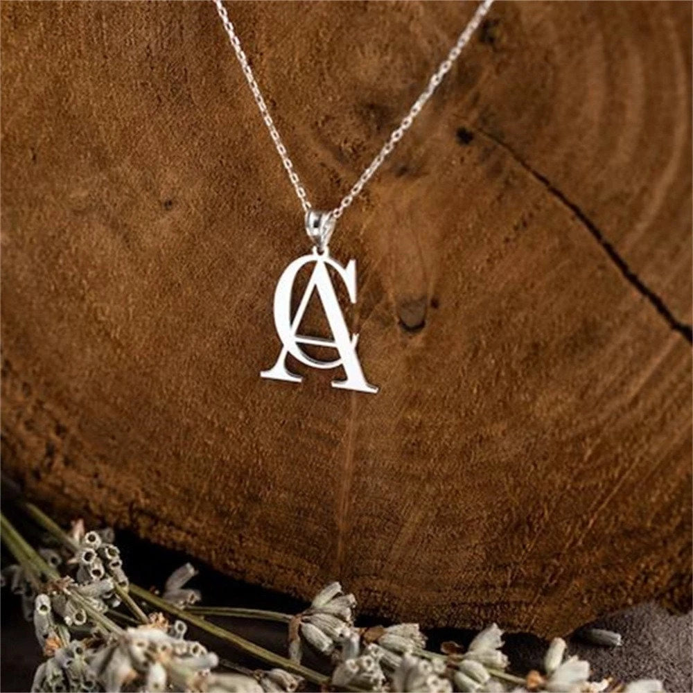 Custom Two Initial Necklace - Glöd of Sweden