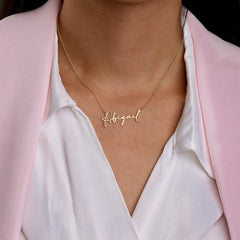 Custom Signature Name Necklace - Glöd of Sweden